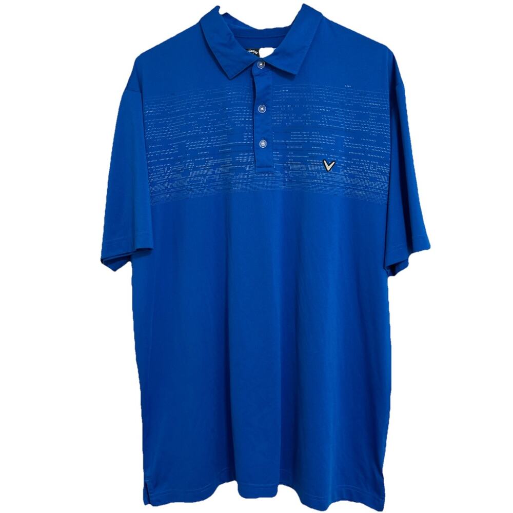 Callaway Men's Opti-Dri Golf Polo Shirt Blue Size XL Lightweight Pre-Owned EUC! - Picture 3 of 11